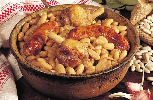 Cassoulet de Castelnaudary au manchon de canard confit