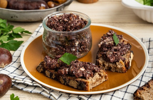 Boudin noir aux châtaignes