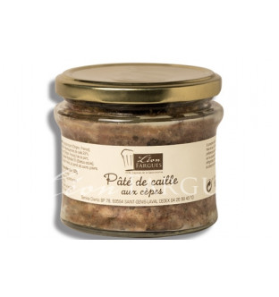 Lot de 2 Pâtés de caille aux cèpes