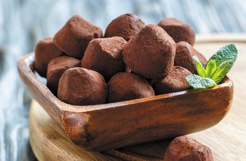 Truffes aux éclats de caramel au beurre salé