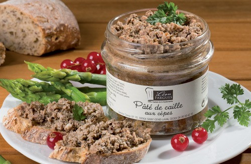 Lot de 2 Pâtés de caille aux cèpes